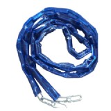 Lock Chain with Blue PVC Sleeve